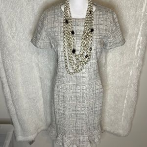 Ann Taylor Tweed Shift Dress